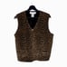 Vintage 90s Jones New York Sport Animal Print Zip Up Vest Large