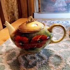 Vintage Noritake Japan Porcelain Floral Tea Pot
