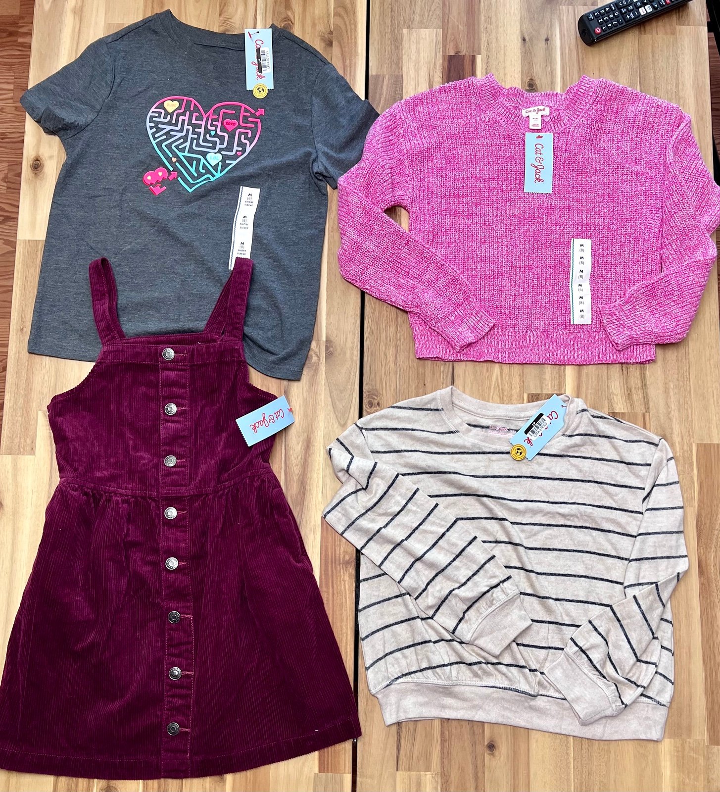 NWT Girls clothes bundle M 8**