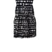 RED Valentino Black & Tan Ribbon Print Fit & Flare Size IT 50 US 14