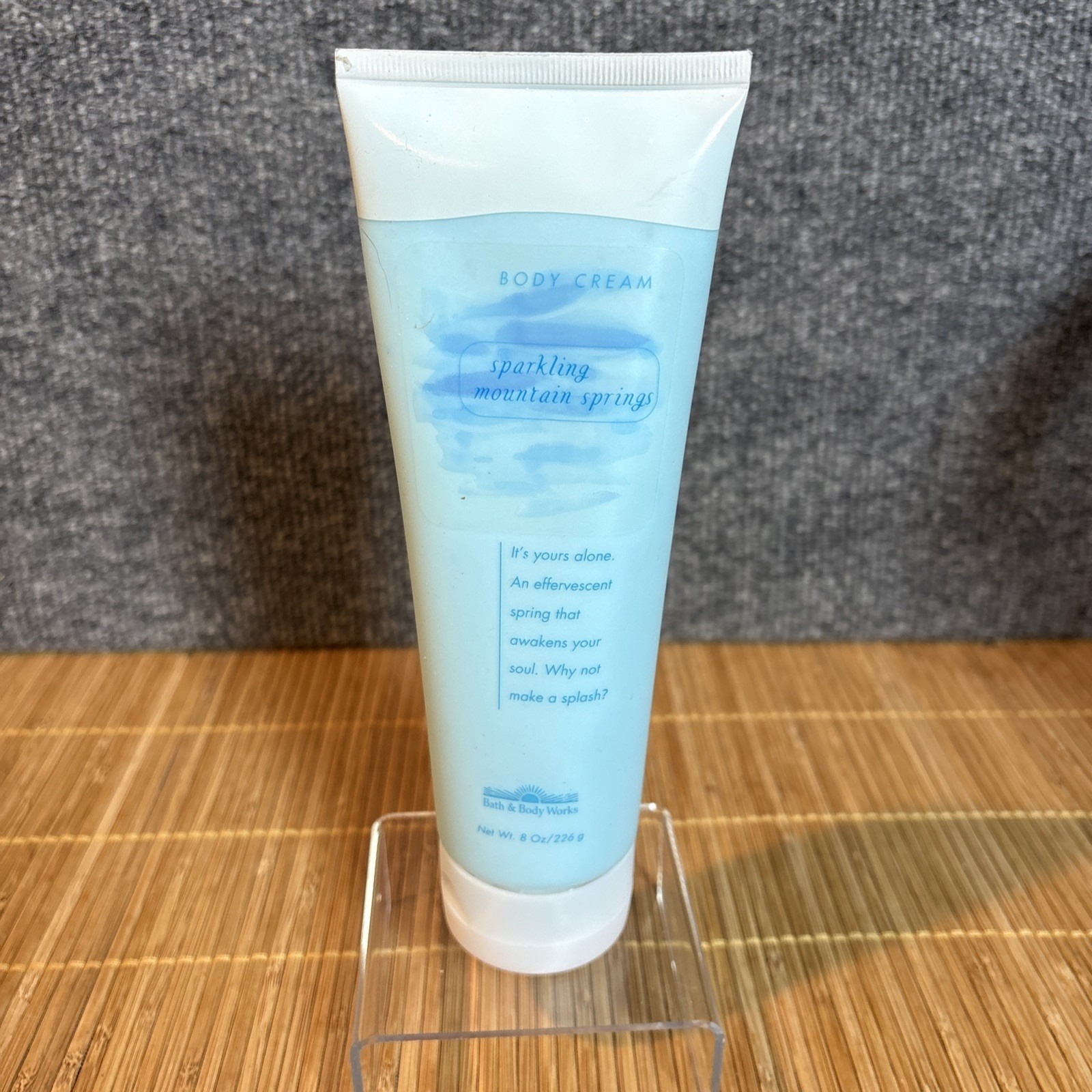 Vintage Bath & Body Works Body Cream Sparkling Mountain Springs 8oz~NEW