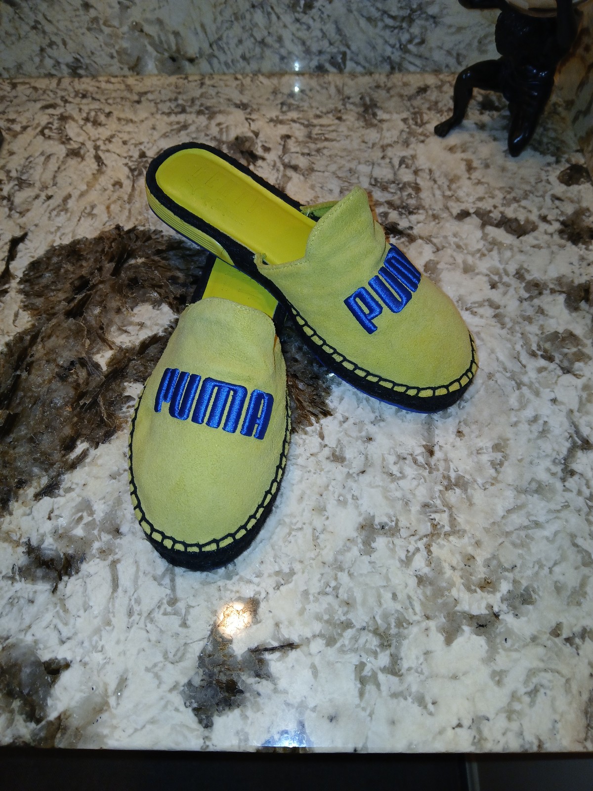 NWOT-Fenty Puma Women's 6.5 Suede Summer Mules