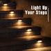 Led Solar Deck Lights, 16 Pack Waterproof for Outdoor Stairs, Step, Fence