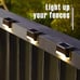 Led Solar Deck Lights, 16 Pack Waterproof for Outdoor Stairs, Step, Fence