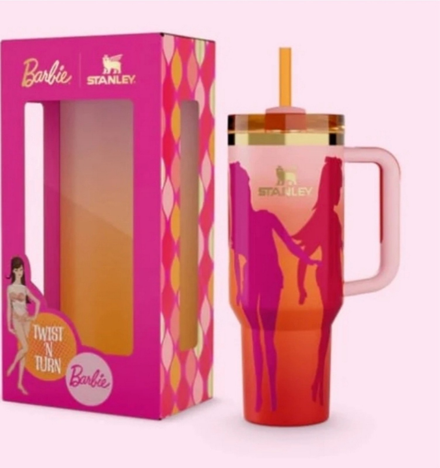 40oz LIMITED EDITION **TWIST AND TURN** STANLEY×Barbie Icon Quencher