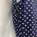 Blue White Polka Dot Pinup Cocktail Party Sheath Dress M Belt Sz 10 Vintage 60s