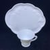 Set of 4 Vintage Indiana Colony Harvest Grape Milk Glass Snack Plate Luncheon