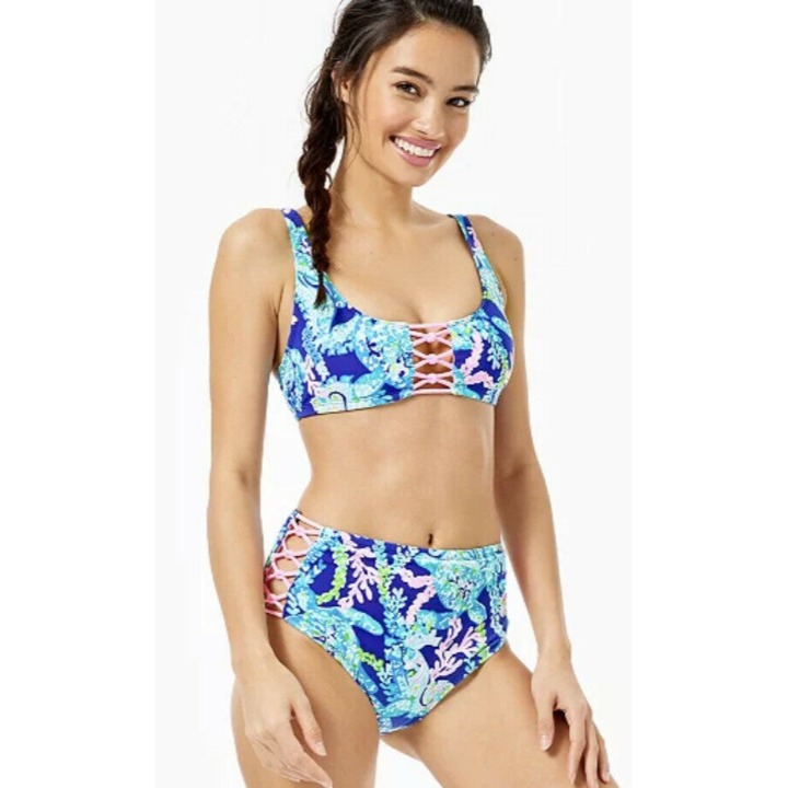 LILLY PULITZER Gemmini Bikini Top size10