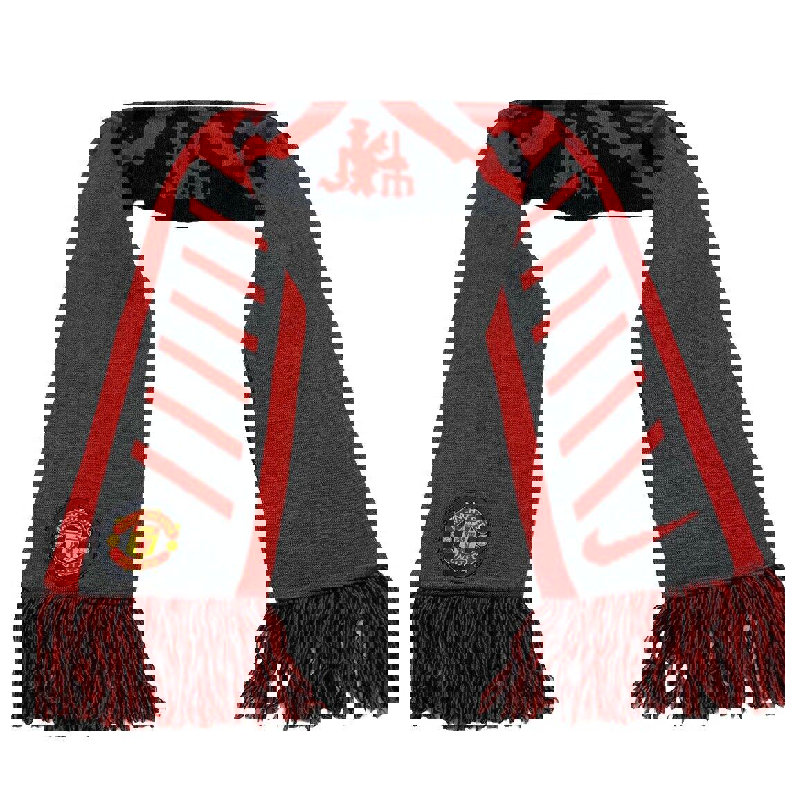 Nike Original Manchester United Soccer Football Reversible Replica Scarf