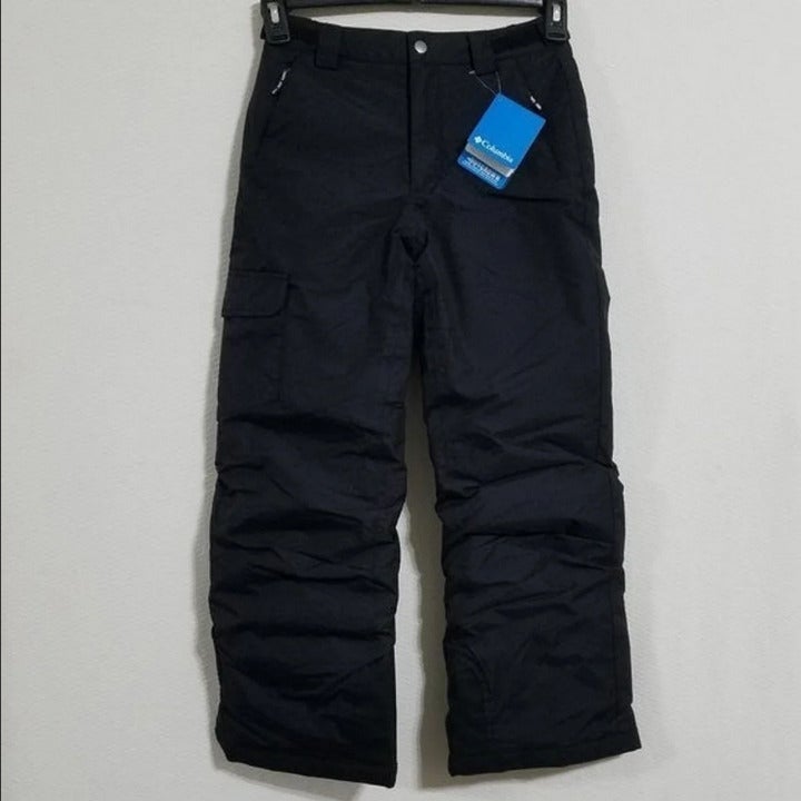 NEW Columbia Snow Pants Boys Girls Medium Youth Kids Black Snowboard Ski Suit 10