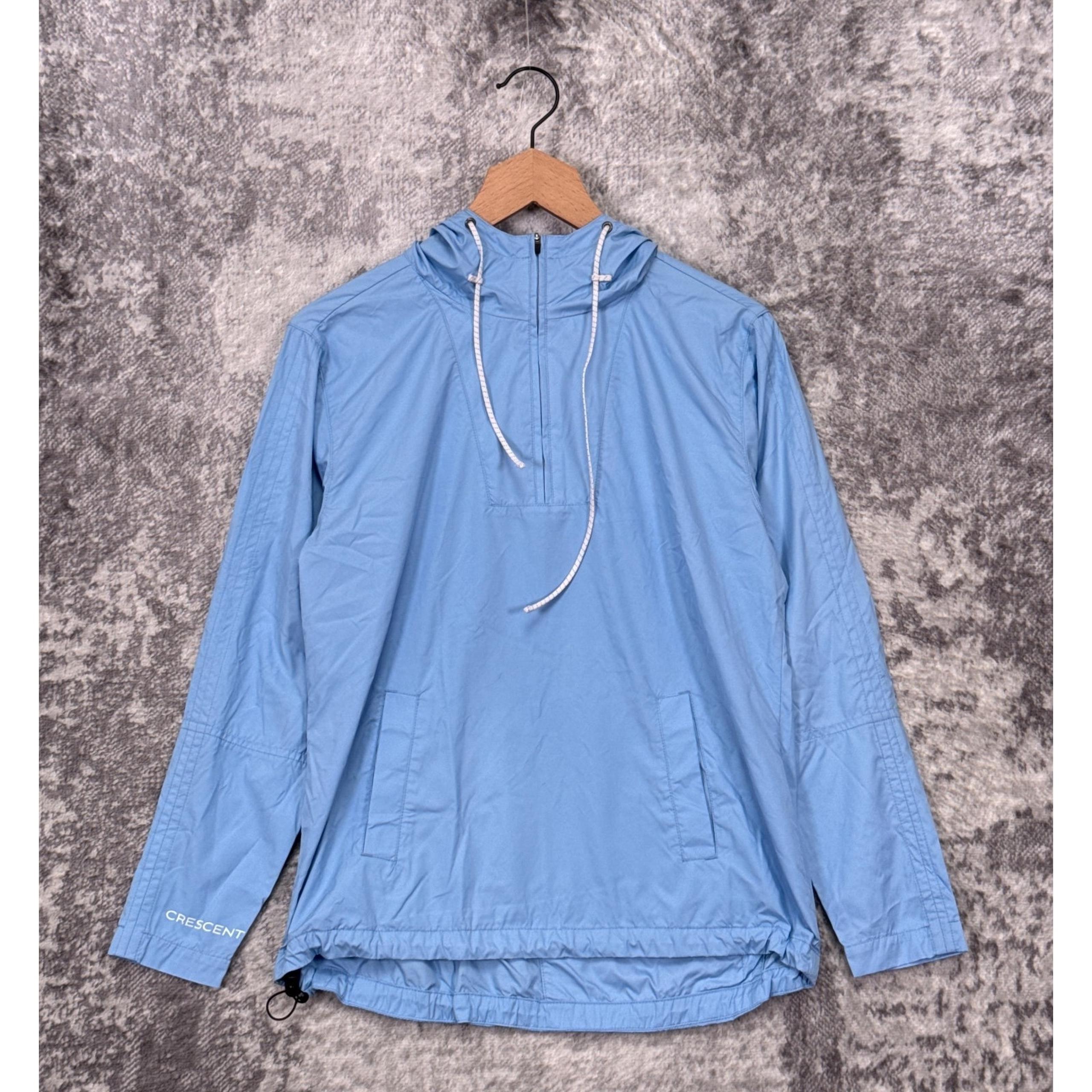 New Peter Millar Jacket Small Womens Blue E4 Wind 1/4 Zip Golf Windbreaker