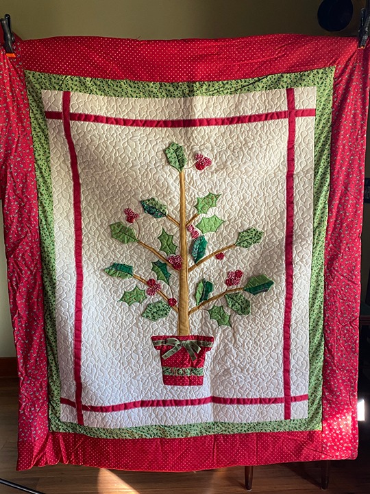 Christmas Throw Blanket - Never Used - 51.5 x 61.5