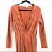 L'Academie The Judy Midi Dress in Terracotta Size: Small