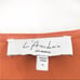 L'Academie The Judy Midi Dress in Terracotta Size: Small