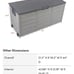 Storage deck box 75 gallons great for 12 foot mummy