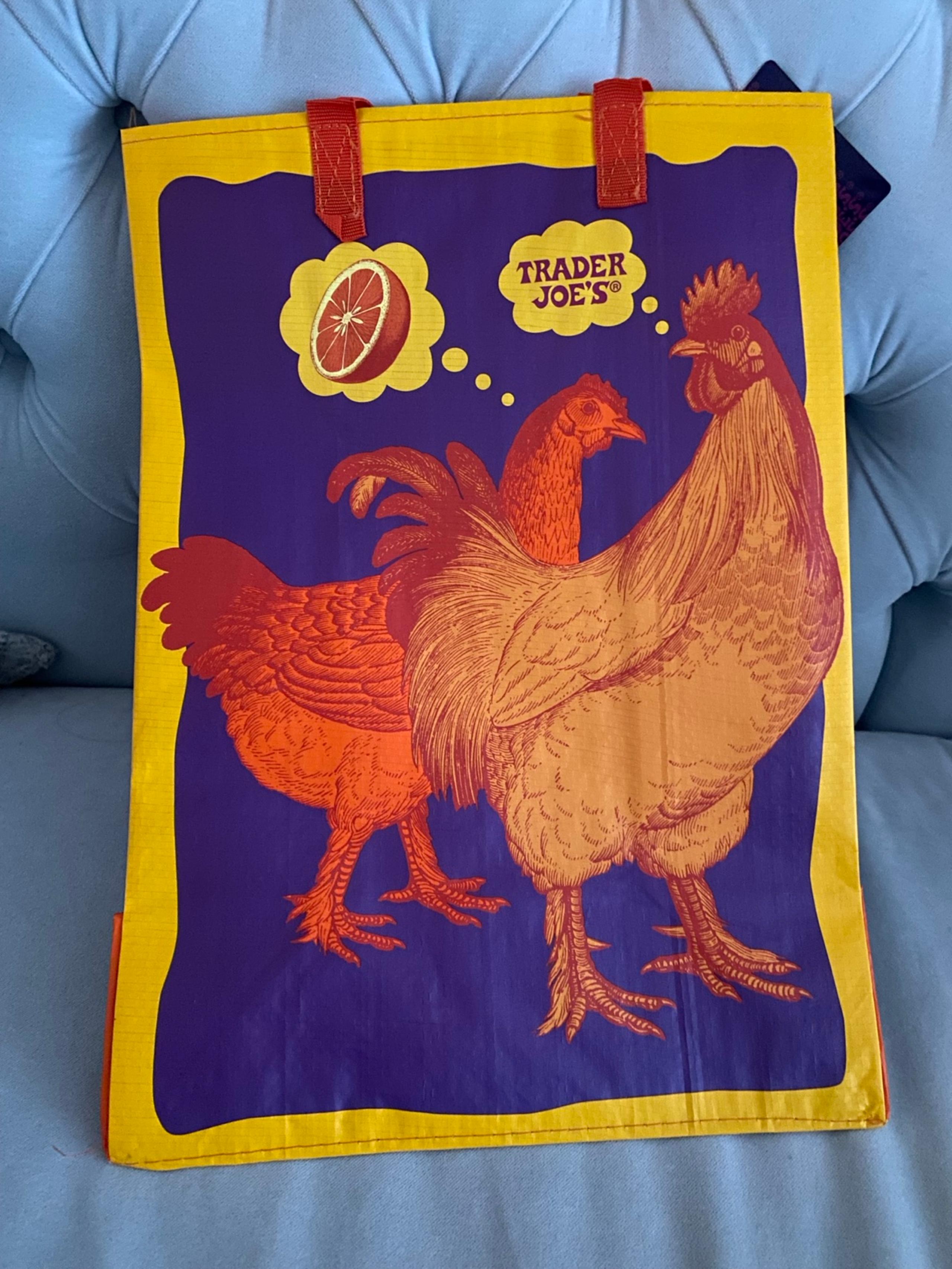 Trader Joe Chicken tote Bag