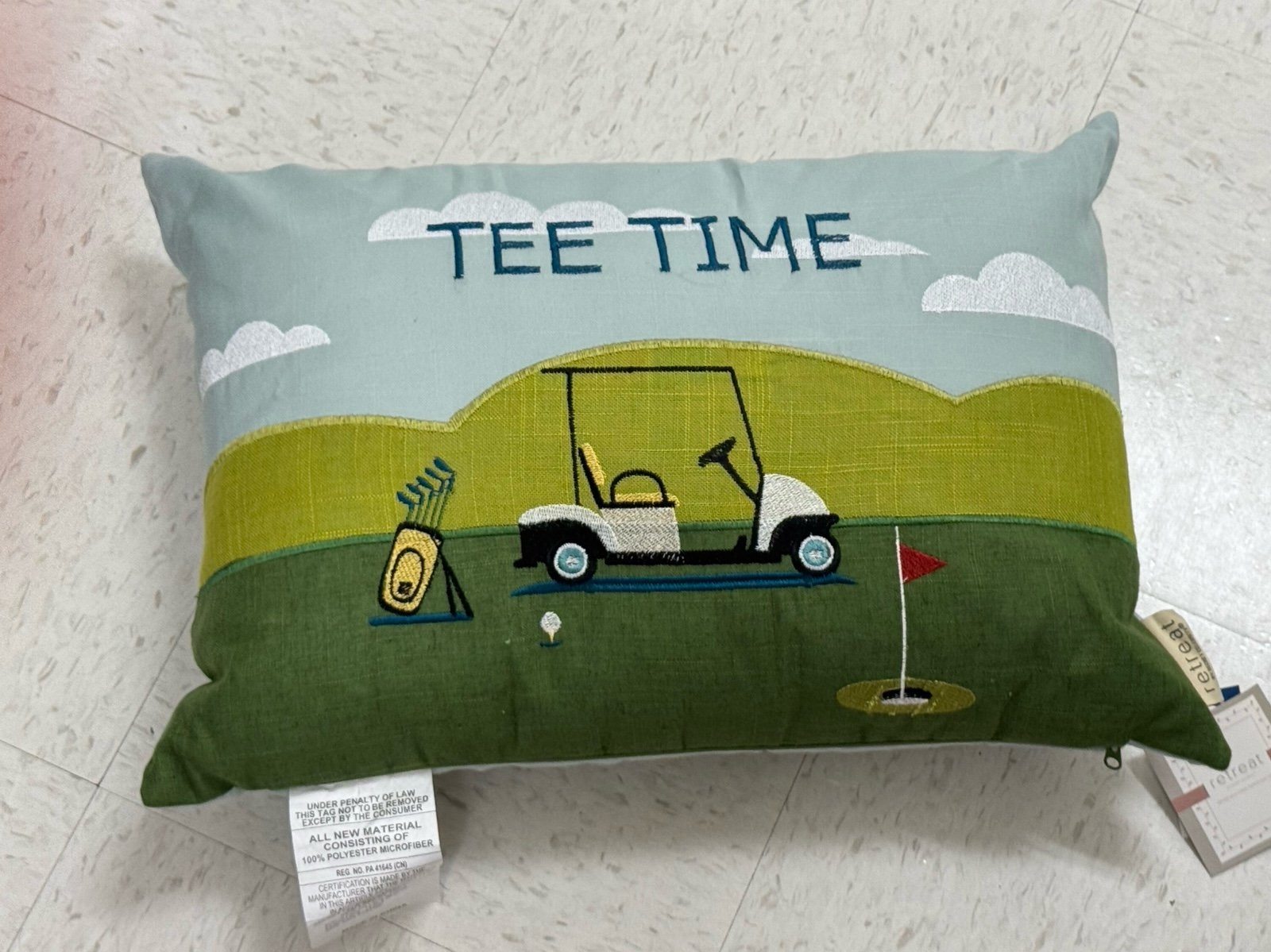 Tee Time pillow