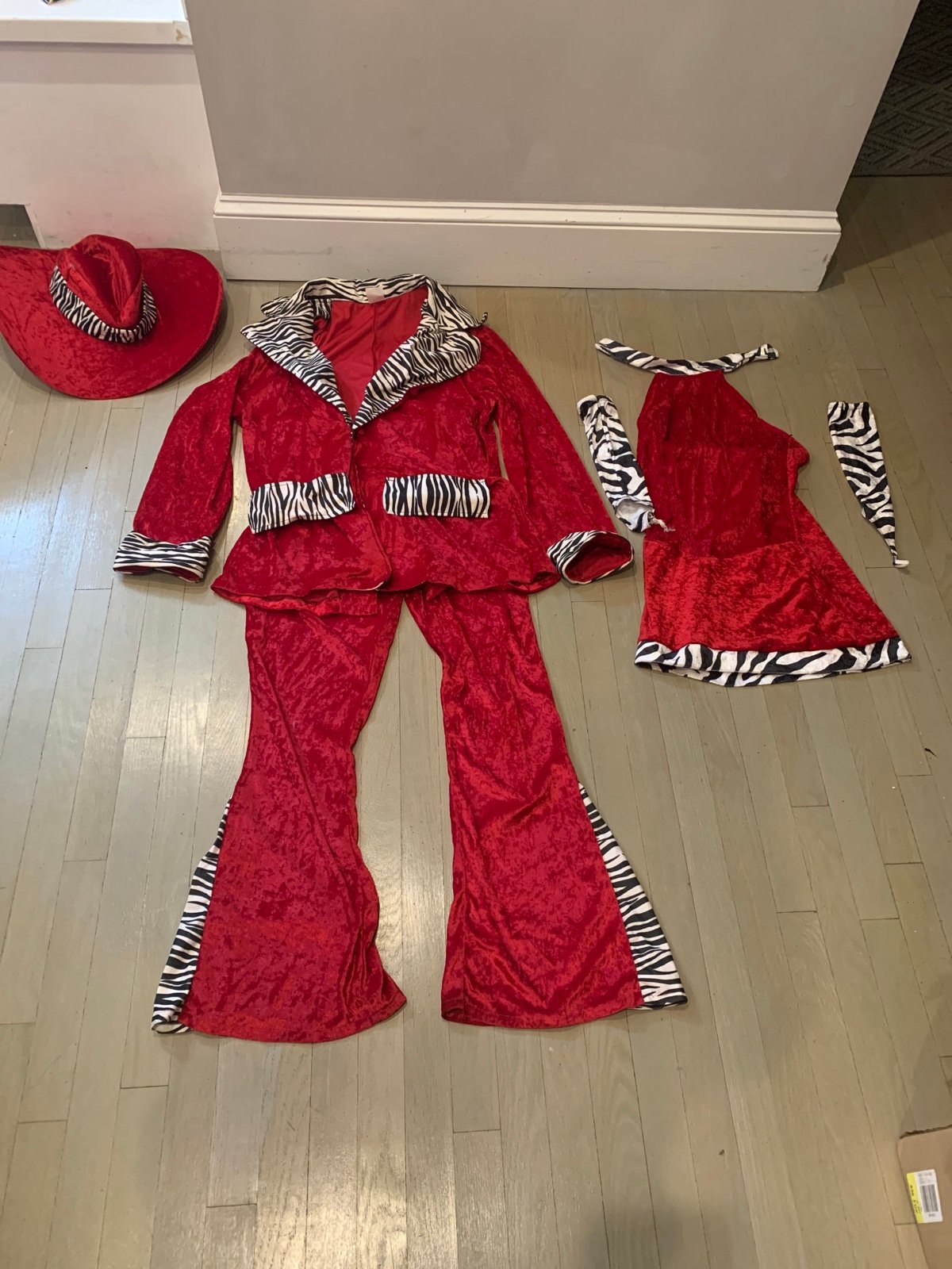 pimp couple costume