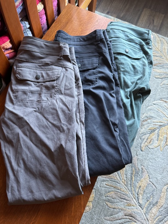 Prana Halle pants - 3 pair lot (sz 10)
