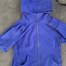 Lululemon Blue Scuba Hoodie size 12