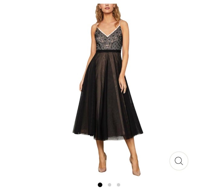 LACE V-NECK MIDI DRESS SIZE XXS,XS,S,M,L