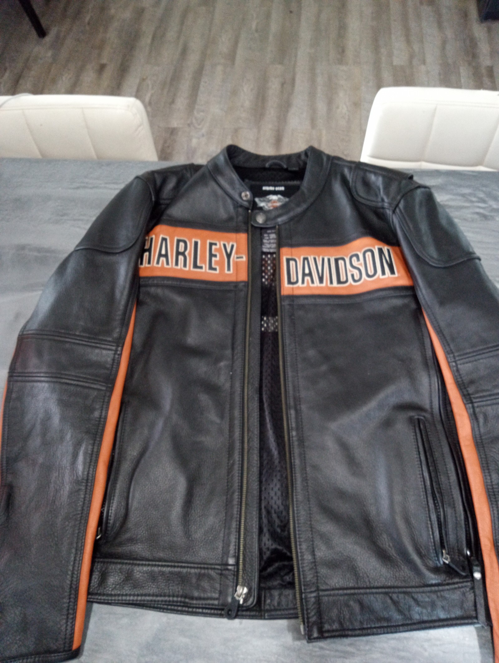 Men's Harley Davidson leather riding jacket