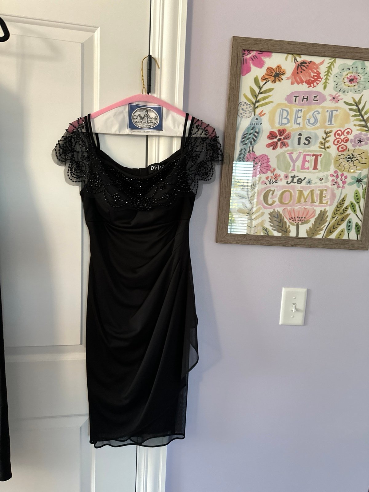 Black cocktail dress