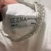 NWT IEENA for Mac Duggal Rhinestone Neckline Draped Mini Dress size 4