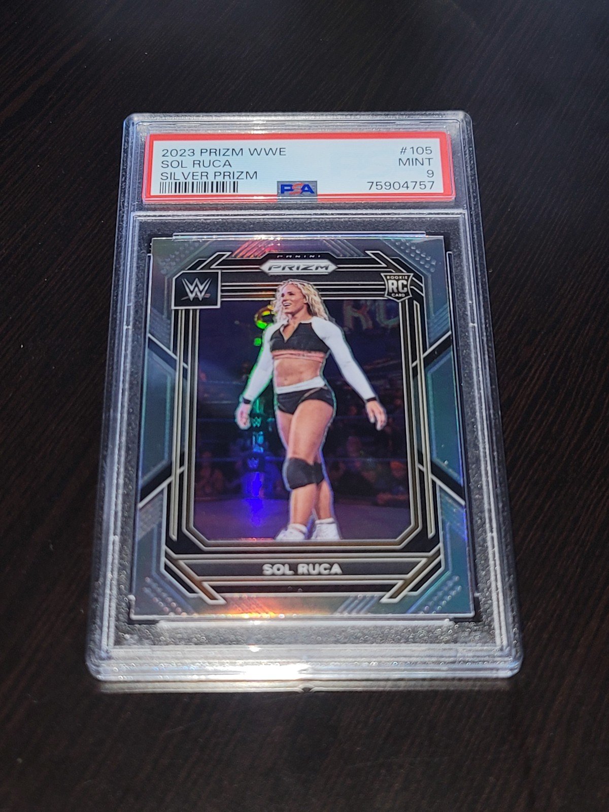 2023 Panini WWE Prizm Sol Ruca Silver Prizm RC Rookie Graded