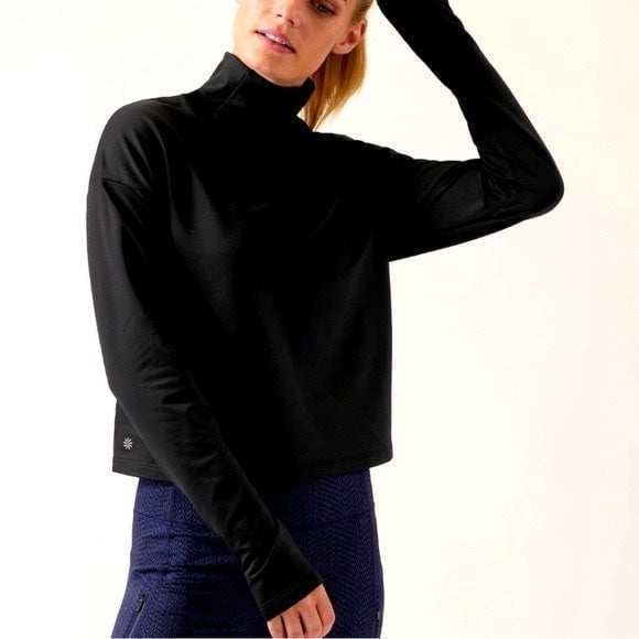 Athleta WHISTLER MOCK NECK TOP