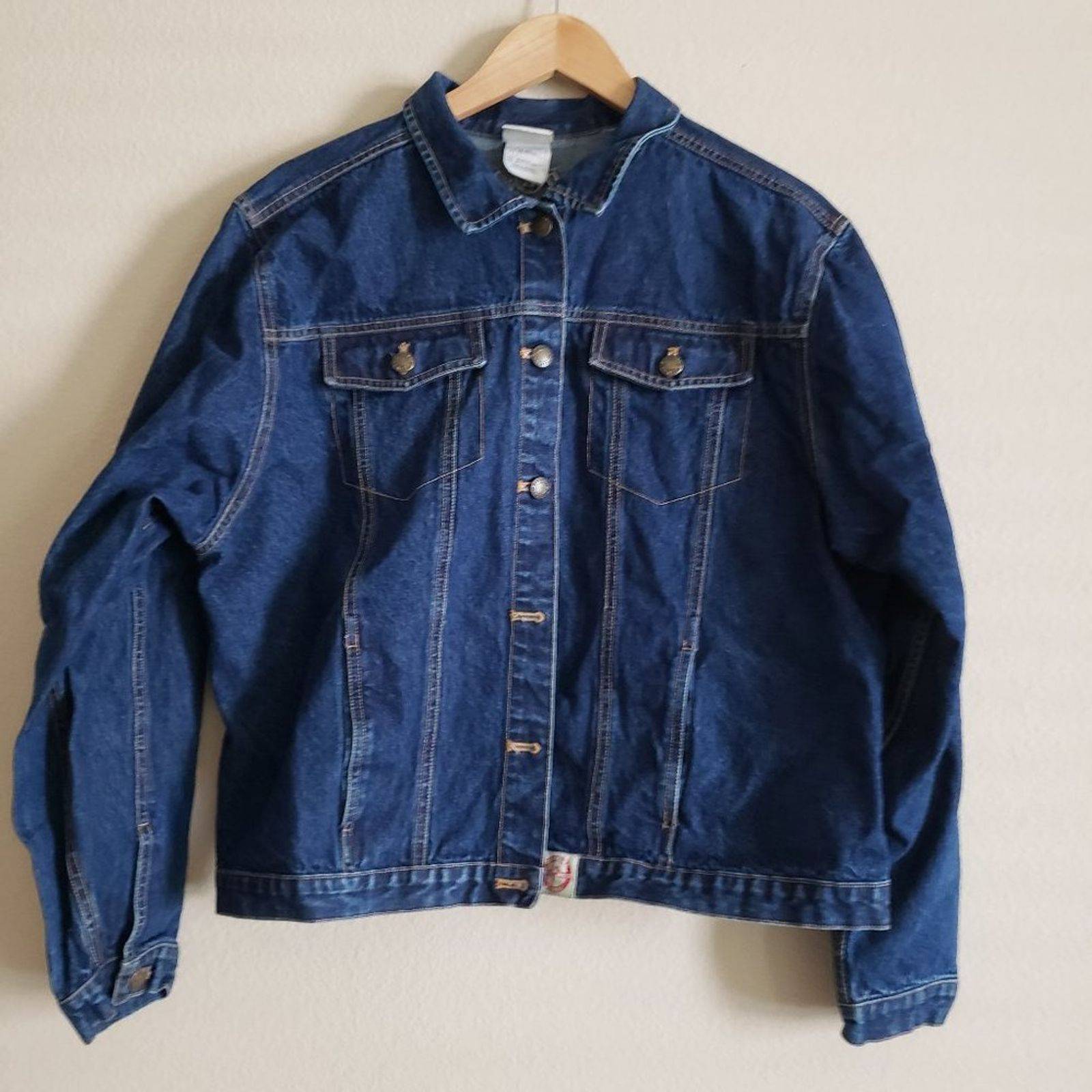 Vintage Mickey Women Denim Jacket XL