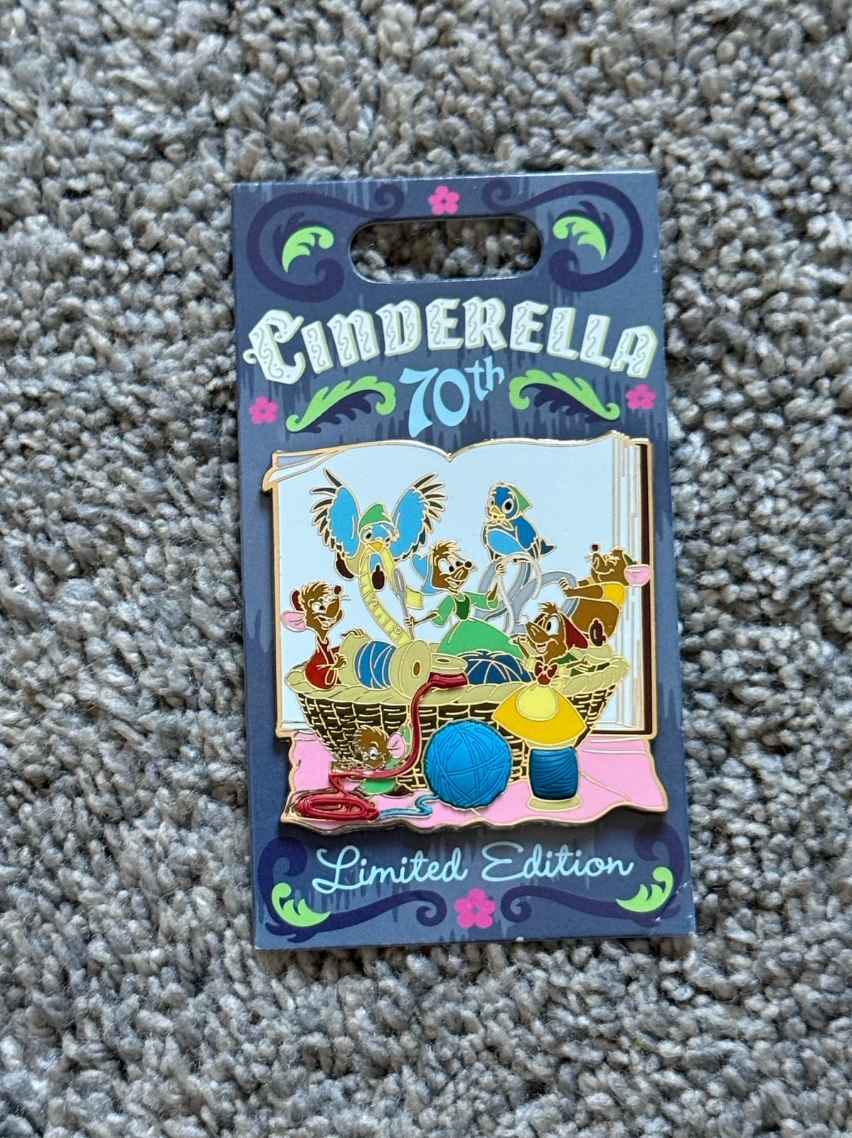 Cinderella 70th anniversary pin