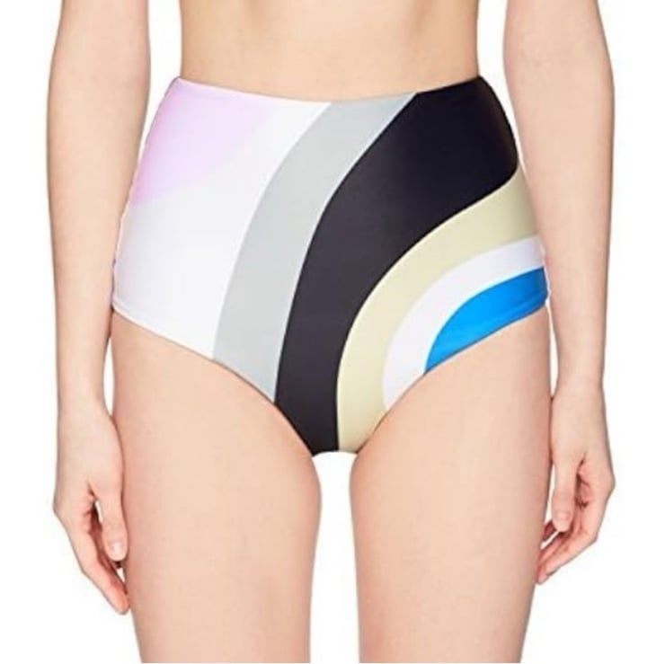 NWT Mara Hoffman Swim Lydia Bikini Bottom Womens Sage Multi Color