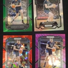 4 Donovan clingan prizm draft picks RC pre-Rc 23/24