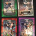 4 Donovan clingan prizm draft picks RC pre-Rc 23/24