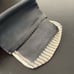 Vintage 90s COACH Black Leather Cosmetic Case Makeup Bag Small Pouch No.7172