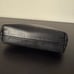 Vintage 90s COACH Black Leather Cosmetic Case Makeup Bag Small Pouch No.7172