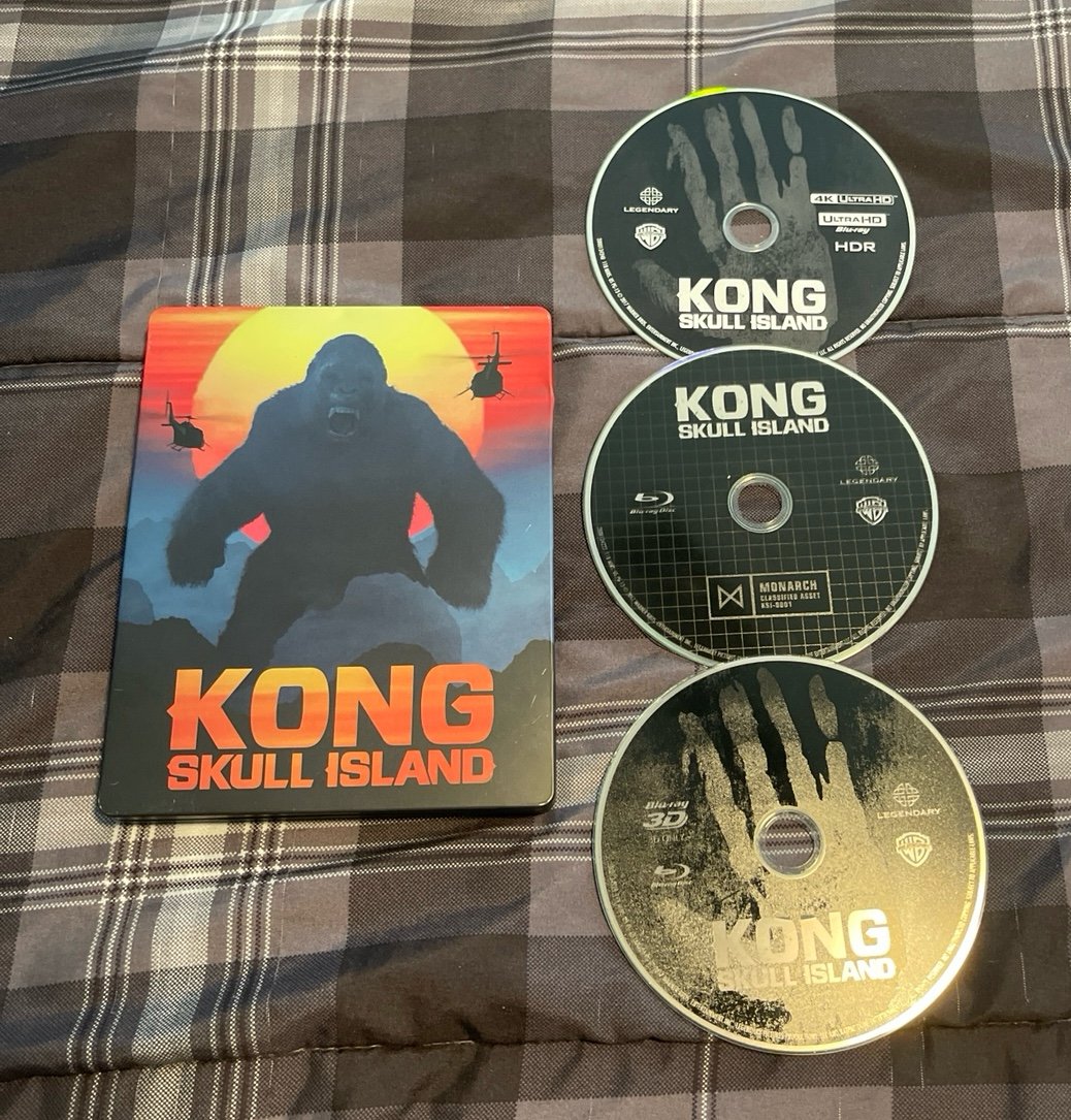 Kong Skull Island 4K Best Buy Steelbook