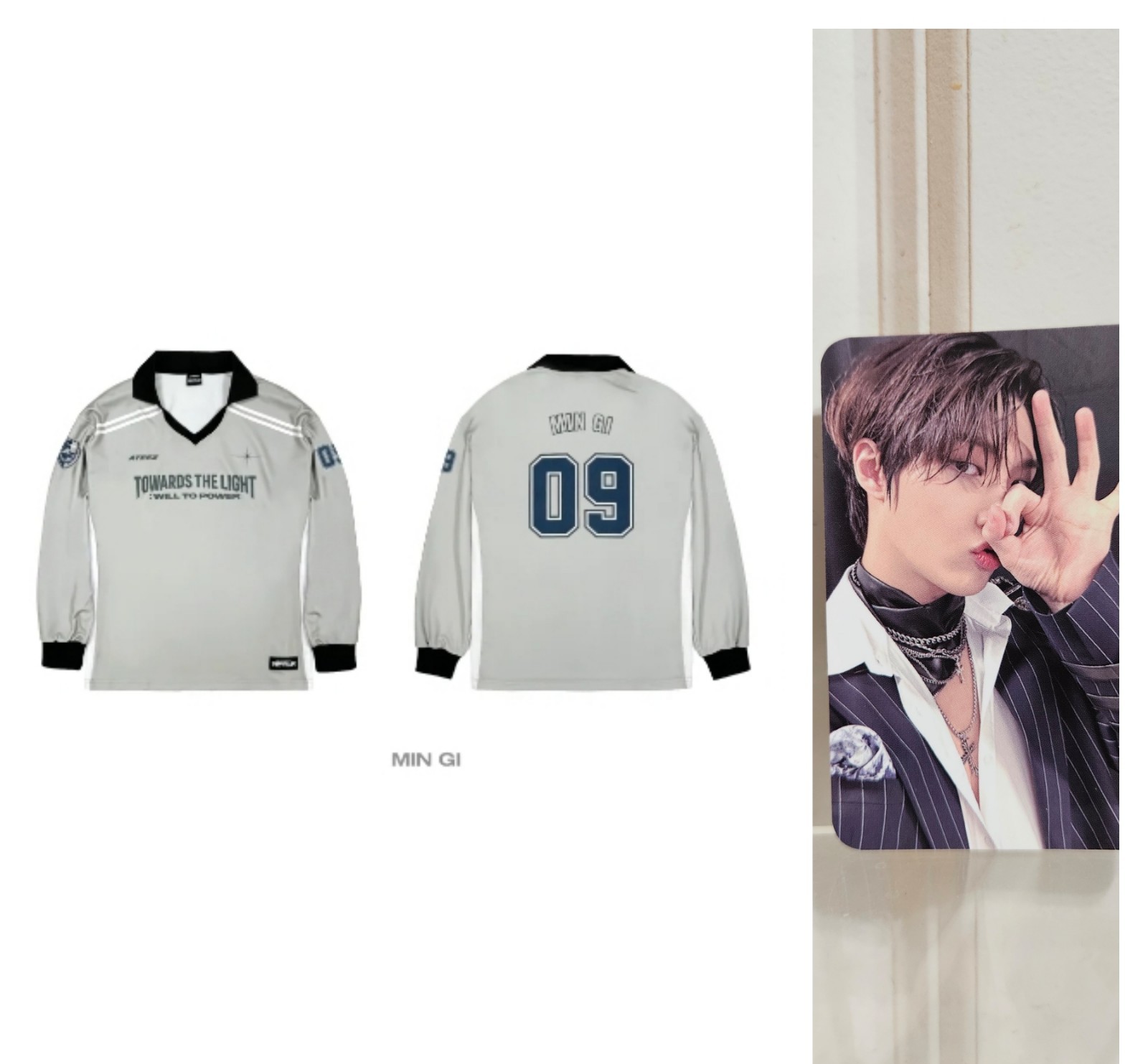 Palace Hanshin Tigers Raglan Long Sleeve T-Shirt Black White
