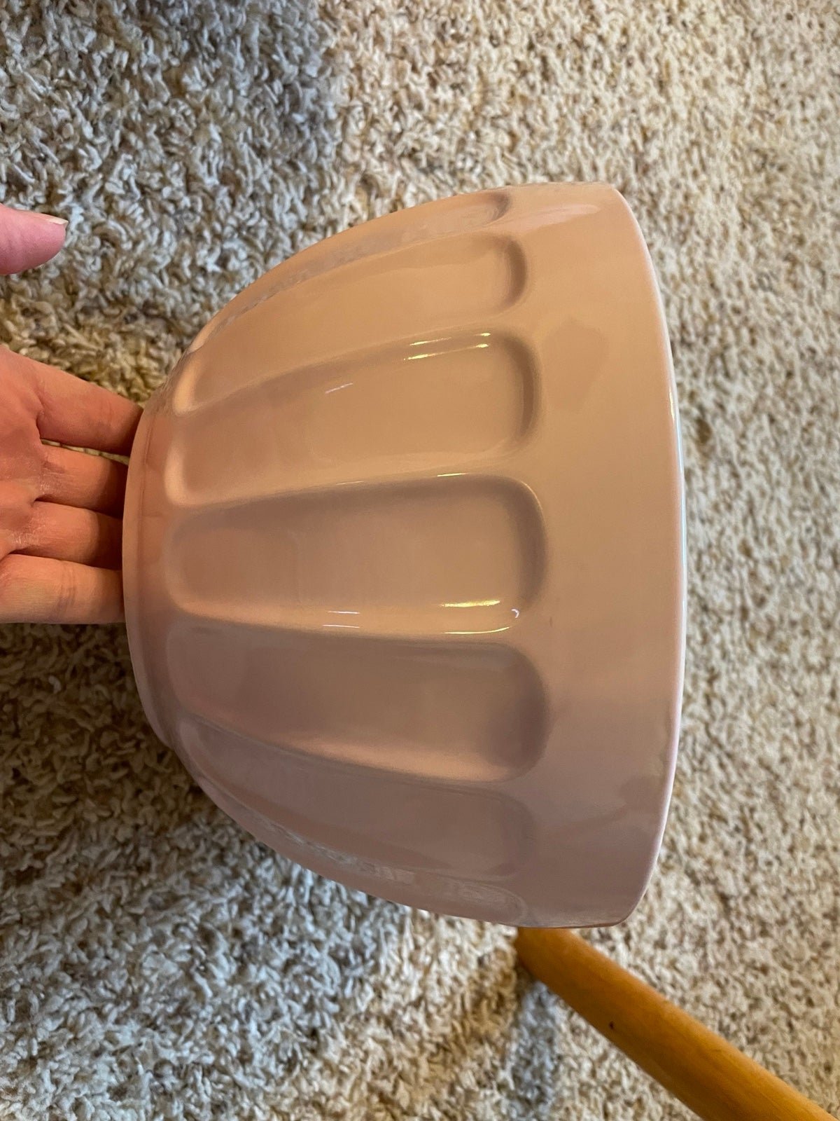 Williams-Sonoma pink ceramic 3-piece bowl set