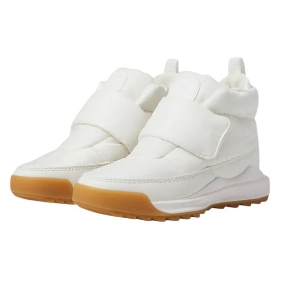 NEW Sorel Women's White Ona Rmx Waterproof Puffy Strap Bootie 10.5