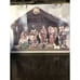 JC Penney Home Collection Rustic Porcelain Nativity Scene With Creche Used W/Box