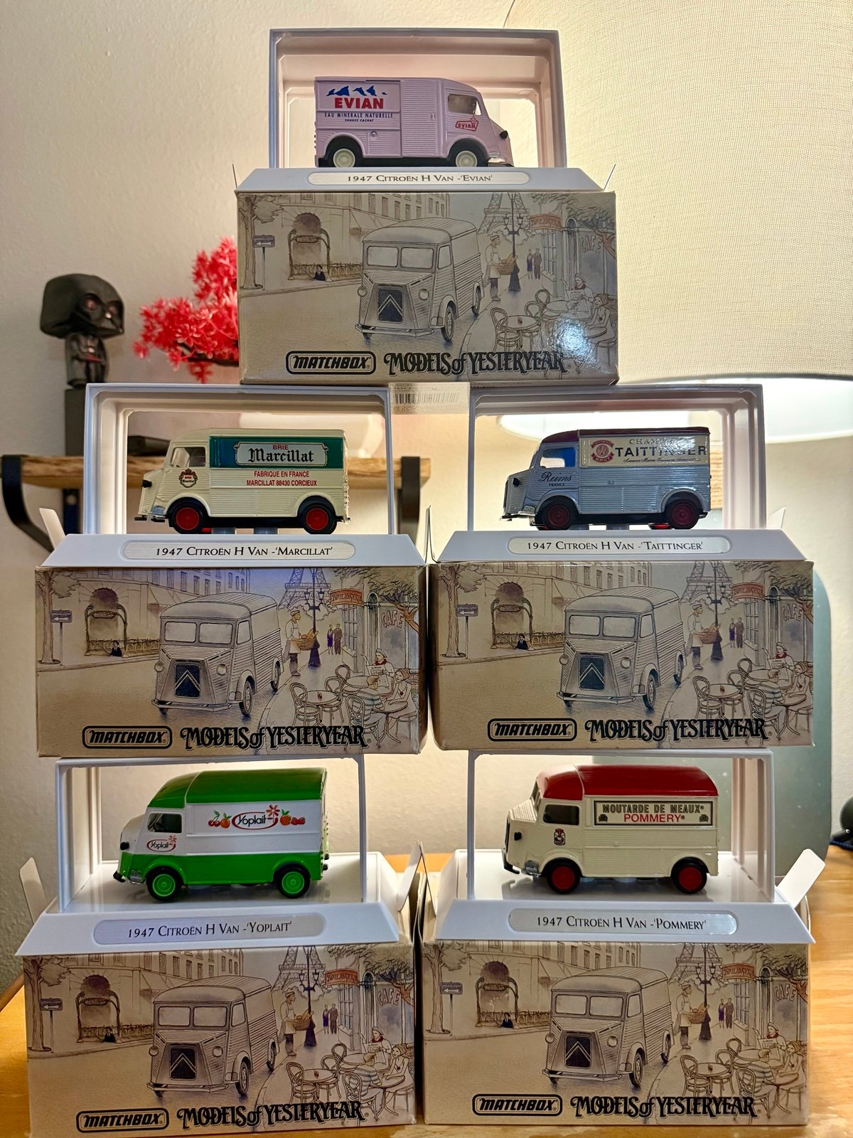 Matchbox Models of Yesteryear Taste of France Lot of 5 1947 Citroen Van MIB