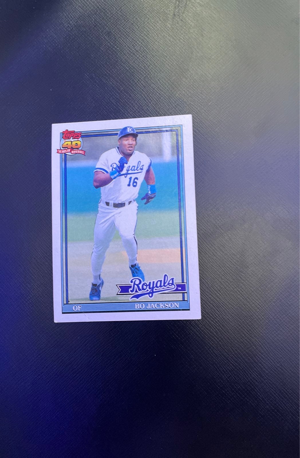 1991 TOPPS TIFFANY BO JACKSON #600 Has been in a sleve for 29+ years