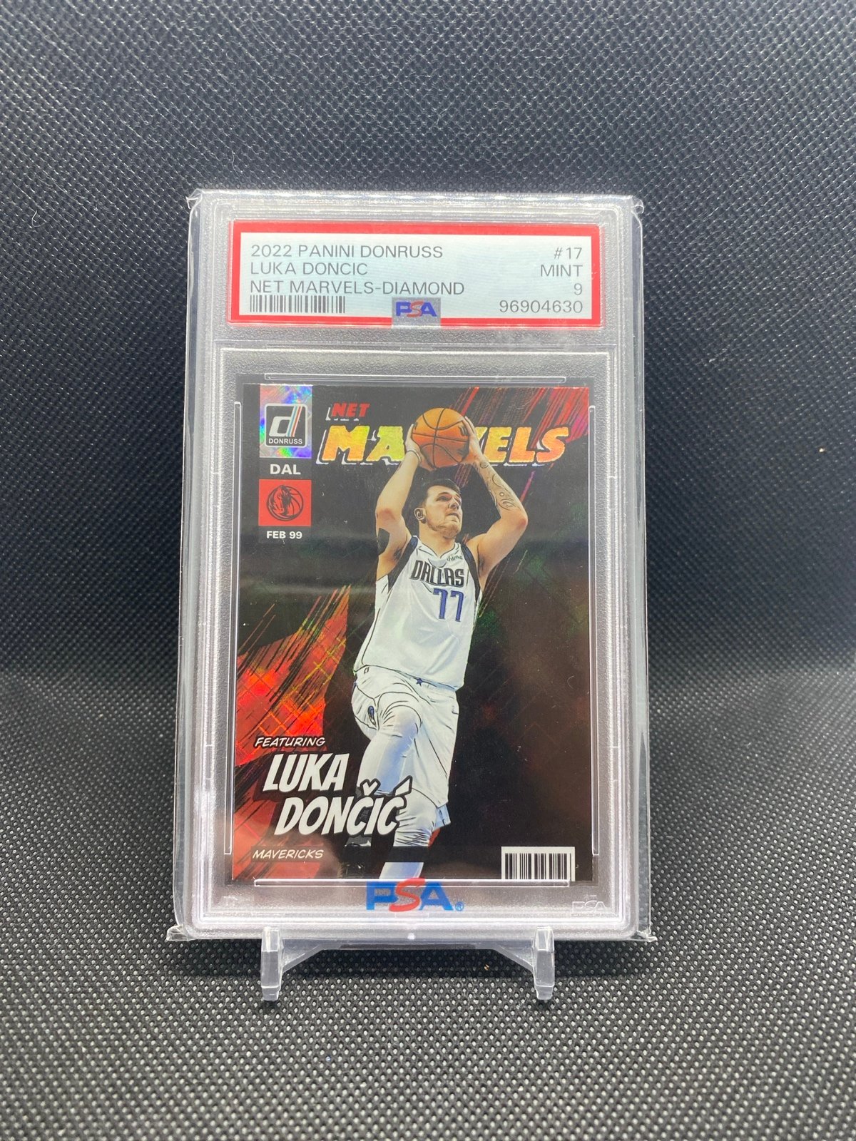 Luka doncic net marvels diamond psa 9