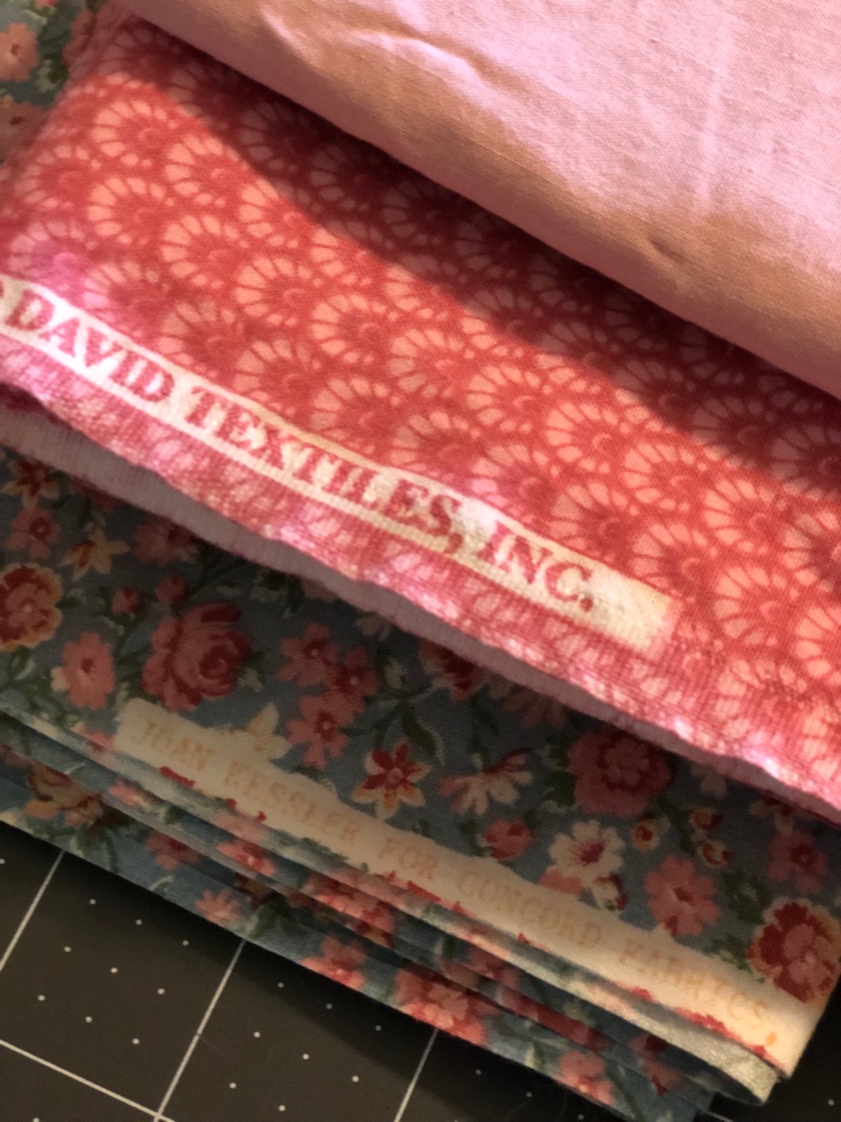 Vintage David Textiles, No Brand & Concord Fabrics