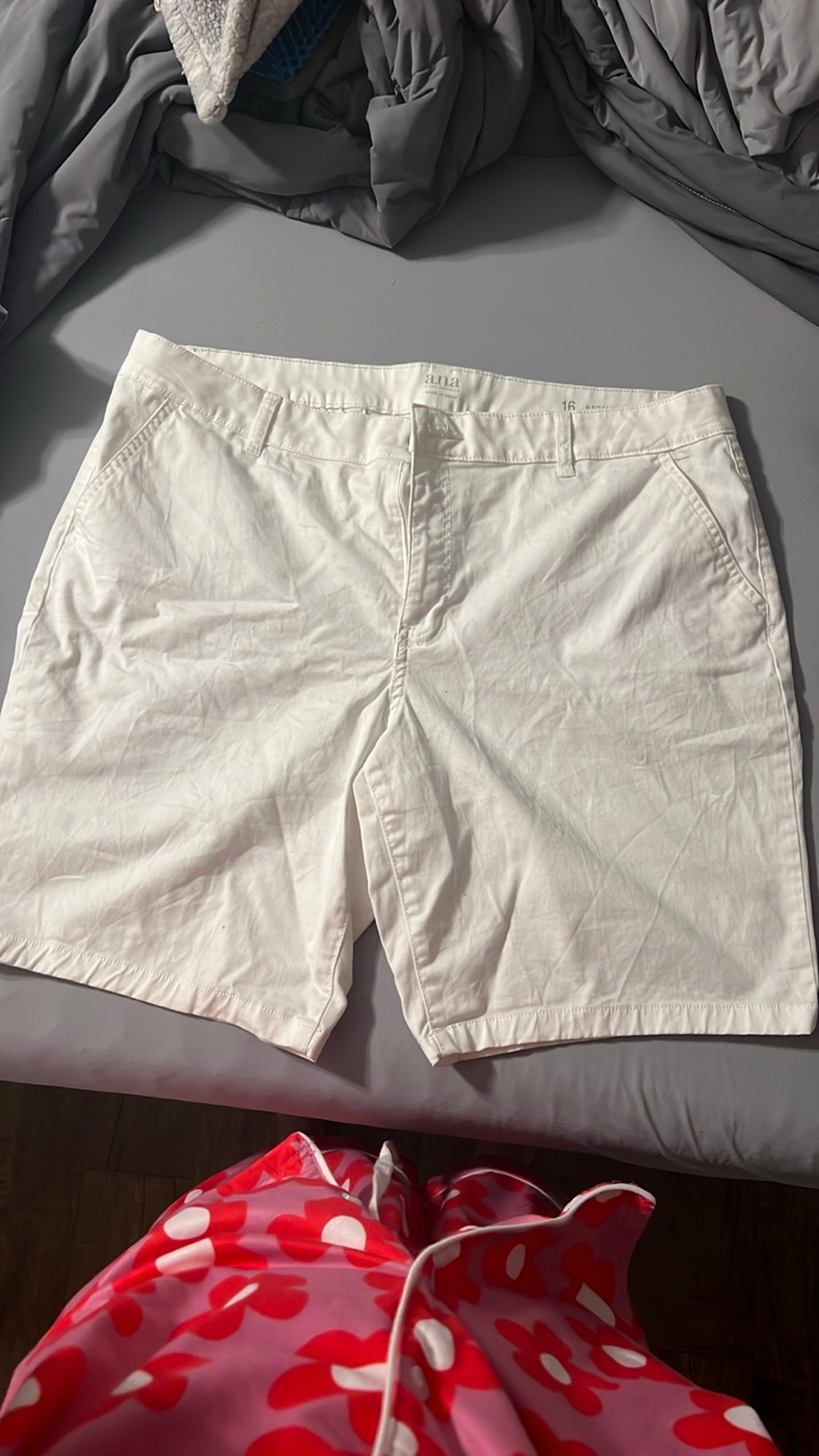 A.N.A women white bermuda shorts