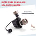 Intex SB-H10 Pure Spa Pump Model SB-H10 , Spa Filter Motor pump replacement