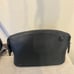 Large Dagne Dover leather cosmetic bag