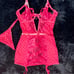Red Sweetheart Lingerie Set